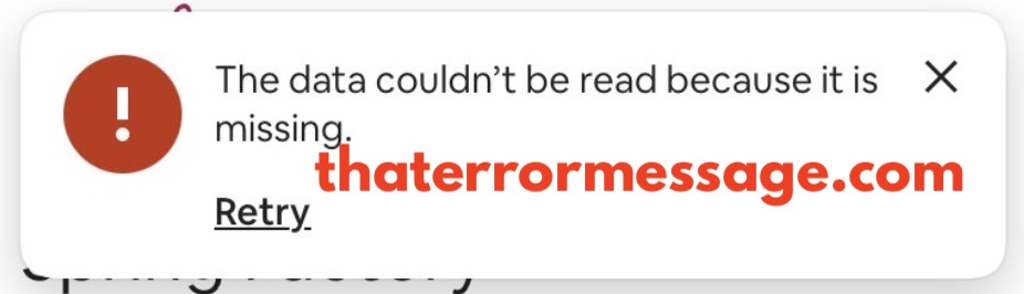 The Data Couldnt Be Read Because It Is Missing Airbnb