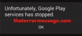 Google Play Services Has Stopped
