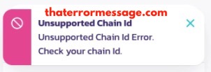 Unsupported Chain Id Pancakeswap