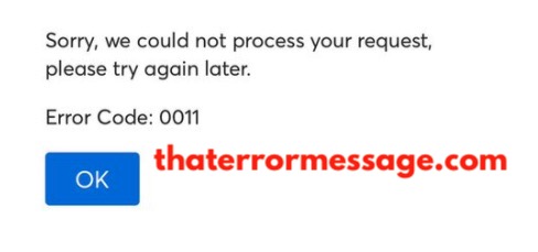 Error Code 0011 Ticketmaster