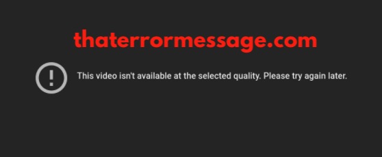 Video Isnt Available At The Selected Quality Youtube