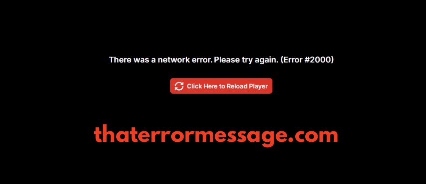 There Was A Network Error 2000 Twitch