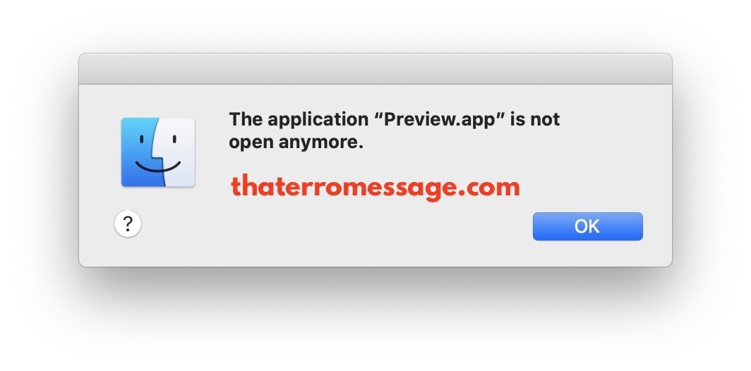 Application Preview Is Not Open Anymore Macos