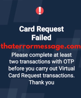 Please Complete At Least Two Transactions With Otp First Bank Nigeria