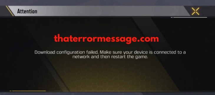 Download Configuration Failed Call Of Duty Mobile