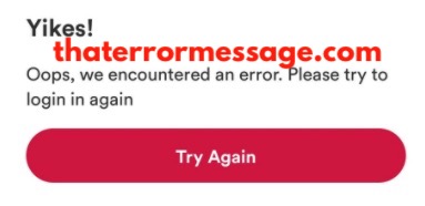 We Encountered An Error Chime