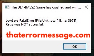 Lowlevelfatalerror Ue4 Bass2