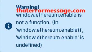 Window Ethereum Is Not A Function Dao Maker