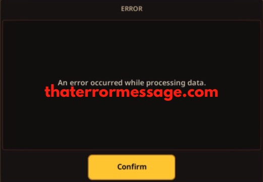Error Occurred While Processing Your Data Guardian Tales