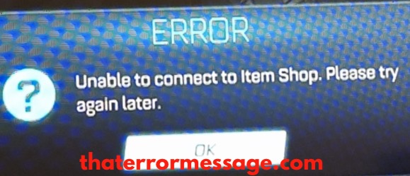 Unable To Connect To Item Shop Rocket League