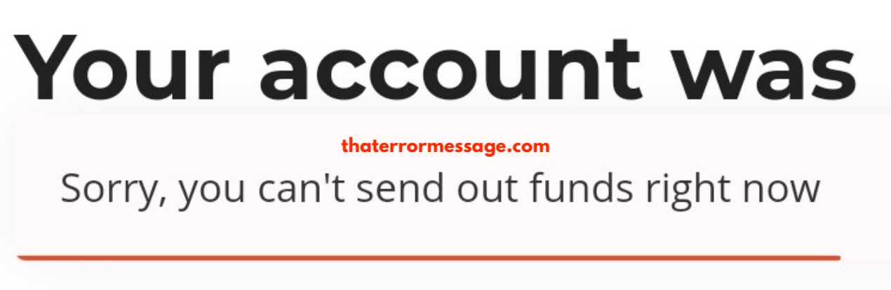Sorry You Cant Send Out Funds Right Now Paxful