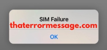 Sim Failure Ios Iphone