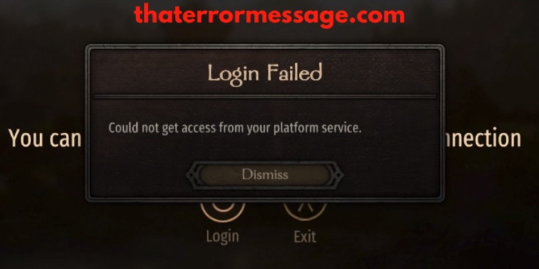 Could Not Get Access From Your Platform Service Bannerlord