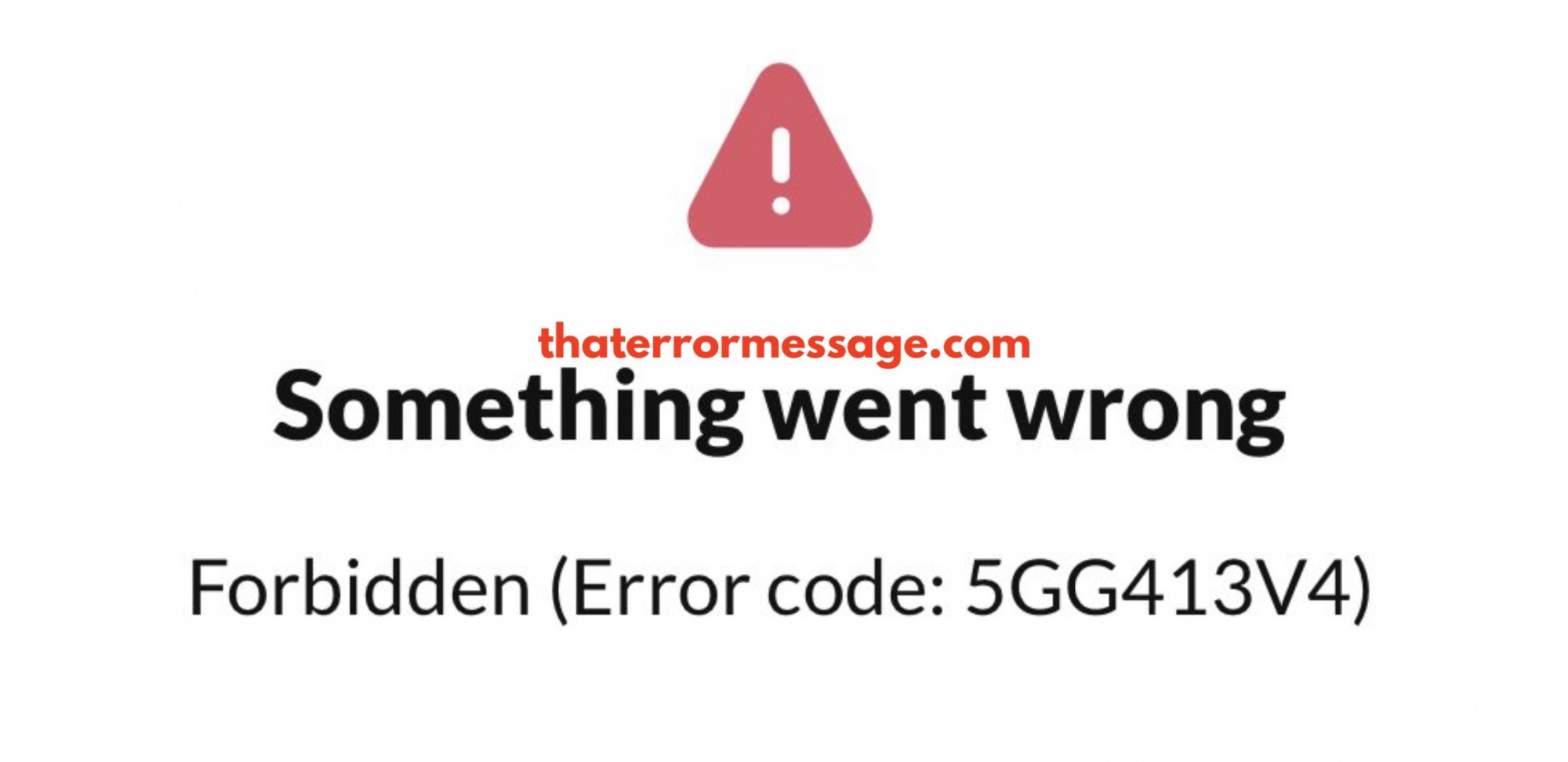 Forbidden Error Code 5gg413v4 Offerup
