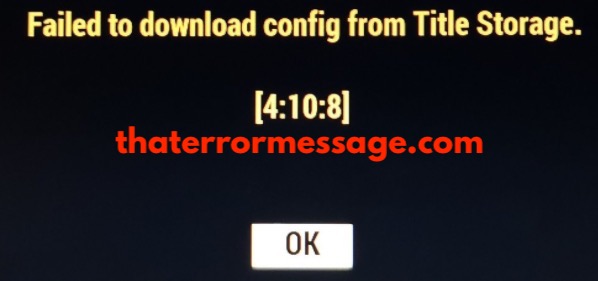 Failed To Download Config From Title Storage 4 10 8 Bethsedanet