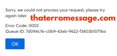 We Could Not Process Your Request Error Code 0002 Ticketmaster
