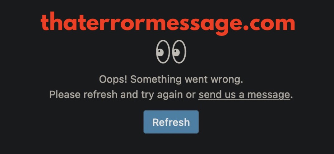 Something Went Wrong Notion Hq