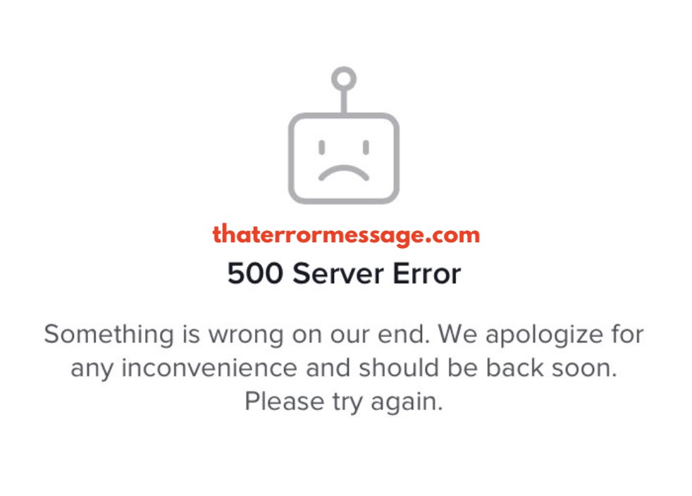 Server Error Tiktok