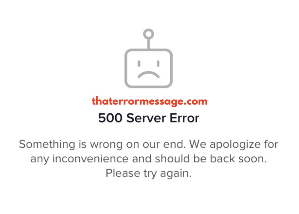 Server Error Tiktok