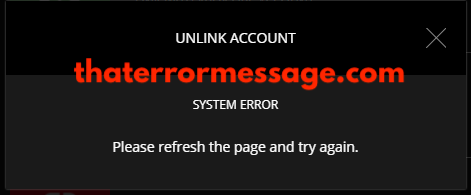 Unlink Account System Error Activision Playstation Link