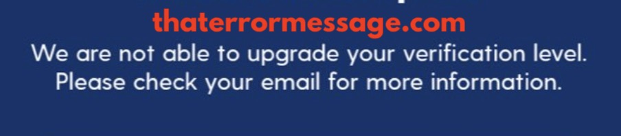 We Are Not Able To Upgrade Your Verification Level Luno