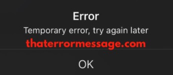 Temporary Error Todoist