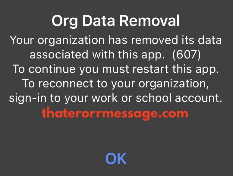 Org Data Removal Microsoft Teams