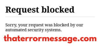 Request Blocked Transport For London