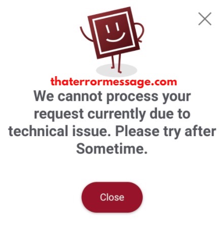 We Cannot Process Your Request Due To Technical Issue Idfc First Bank