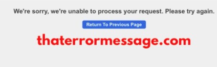 Unable To Process Your Request Ticketmaster