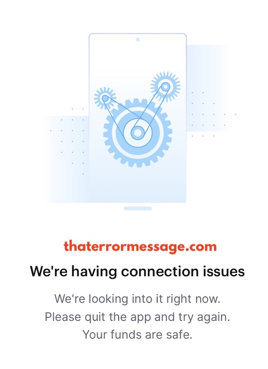Were Having Connection Issues Coinbase