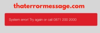 System Error Cineworld