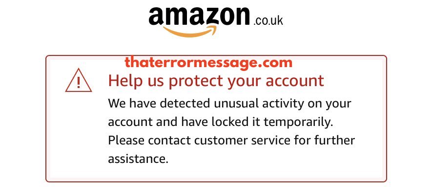 Detected Unusual Activity Amazon