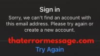 Sorry We Cant Find An Account With This Email Address Netflix