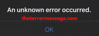 An Unknown Error Occurred Pancakeswap