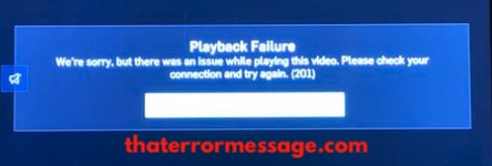 Playback Failure 201 Hulu