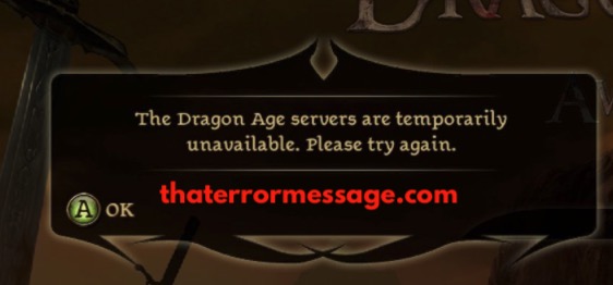 The Dragon Age Servers Are Unavailable Dragon Age Origins Awakening