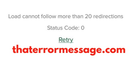Load Cannot Follow More Than 20 Redirections Status Code 0 Stockx