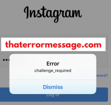 Challenge Required Instagram