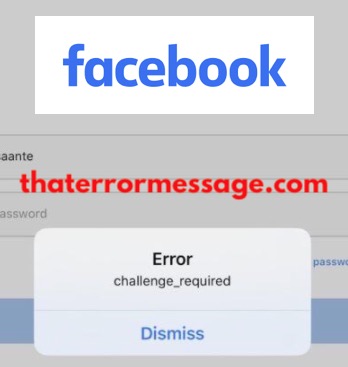 Challenege Required Facebook