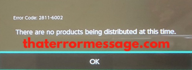 No Products Being Distributed At This Time 2811 6002 Nintendo Switch