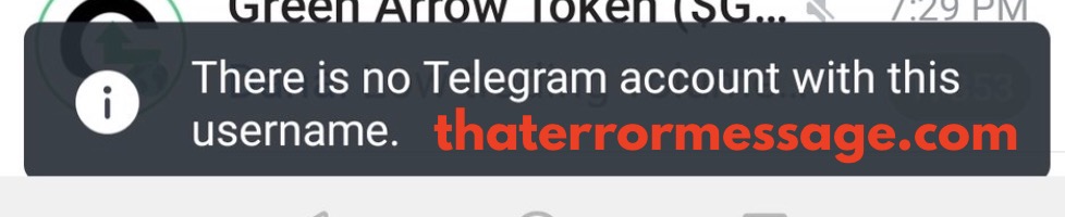 There Is No Telegram Account With This Username
