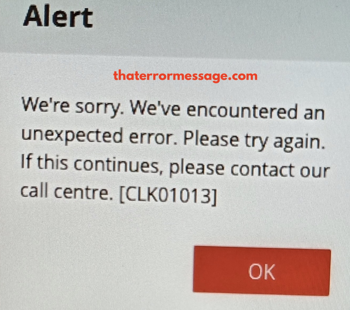 Unexpected Error Clk01013 Cimb Bank