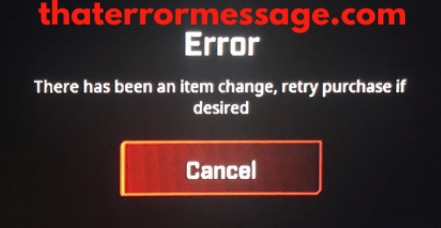 Error There Has Been An Item Change Rogue Company