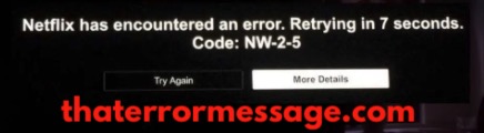 Nw 2 5 Netflix Error