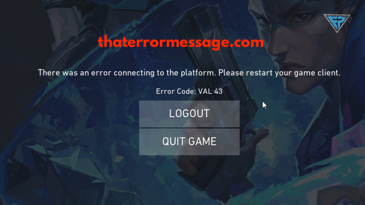 Error Code Val 43 Valorant