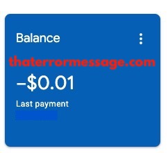 Google Adsense Negative Balance