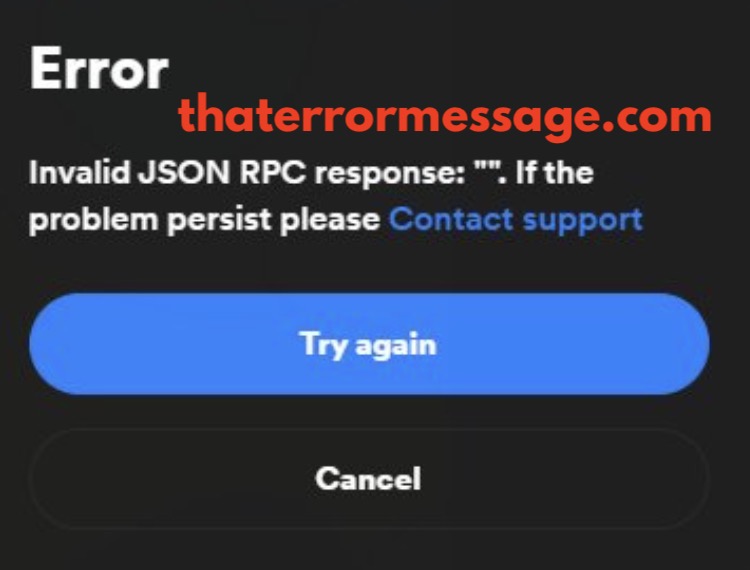 Invalid Json Rpc Response Rarible