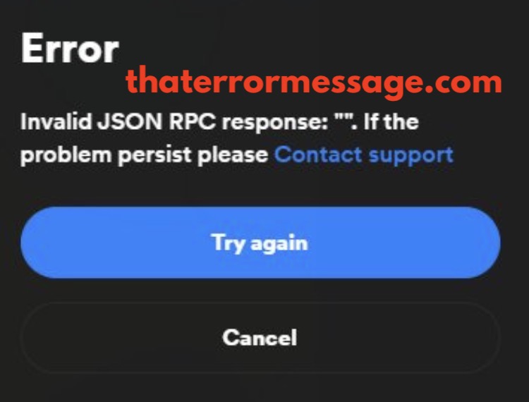 Invalid Json Rpc Response Rarible