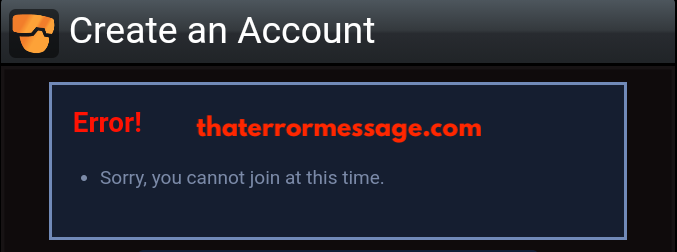 Sorry You Cannot Join At This Time Newgrounds